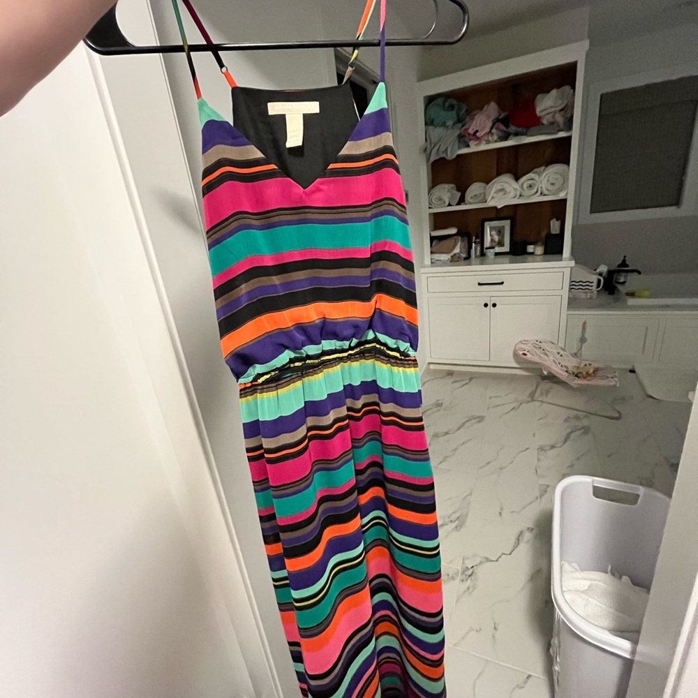 Banana Republic Striped Maxi Dress